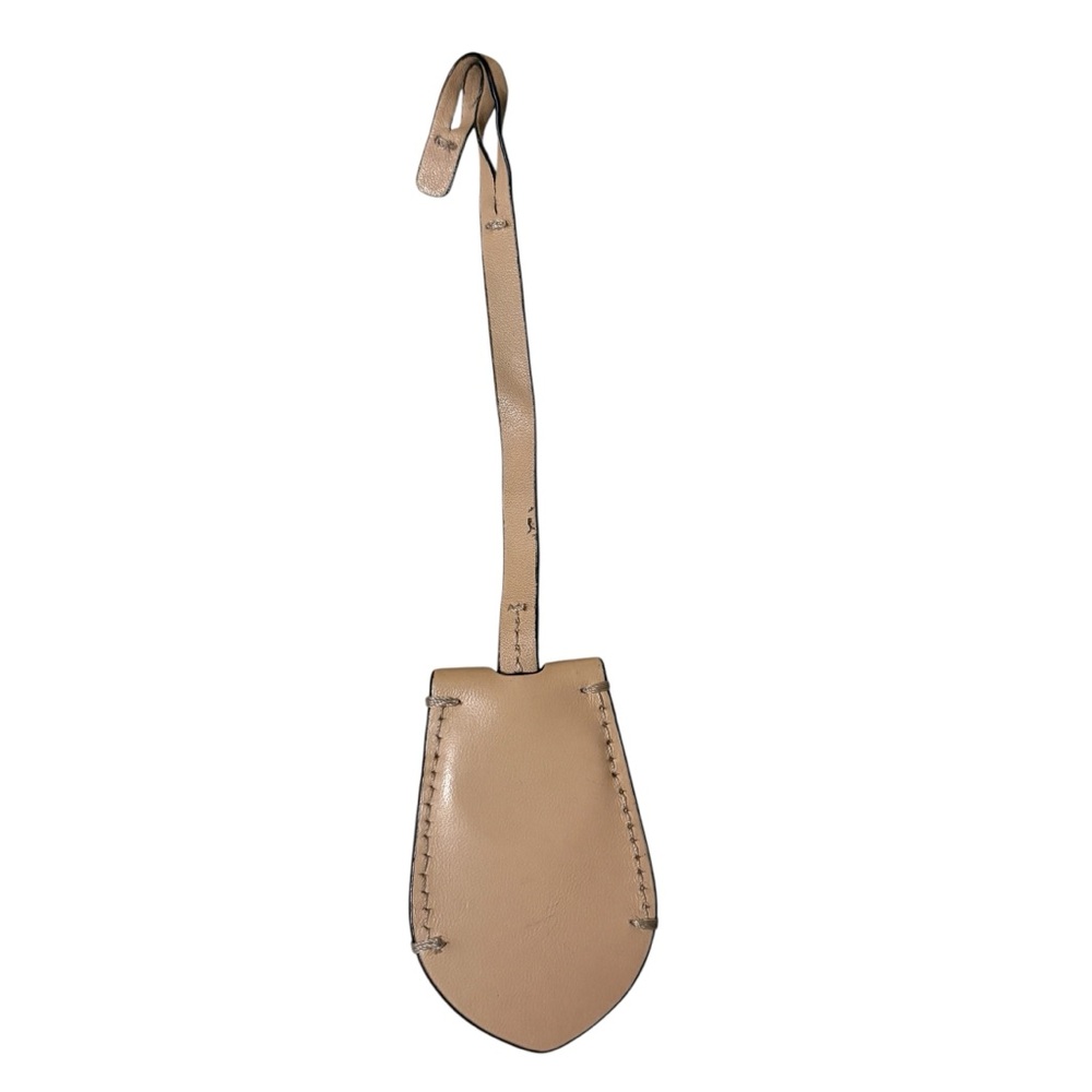 Coach Beige Leather clochette Bag Charm - Picture 3 of 6